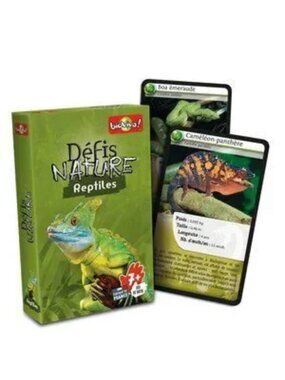 Bioviva Défis Nature- Reptiles -French Card Game New Sealed Ages 7+